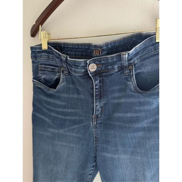 Kut From The Kloth Straight Leg Jeans Medium Wash Women’s Size 14L Long/Tall - Picture 2 of 10